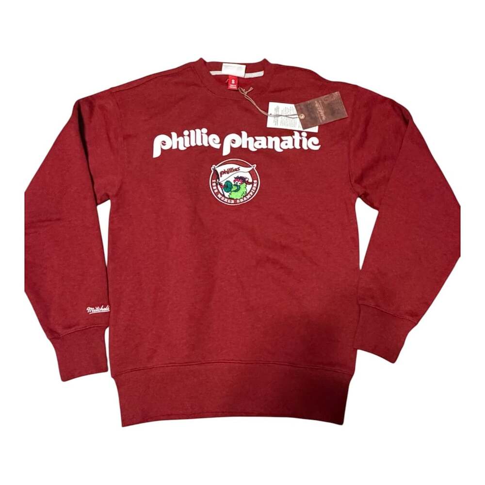 Mitchell & Ness MLB Playoff Win Fleece Crew Philadelphia Phillies Size S